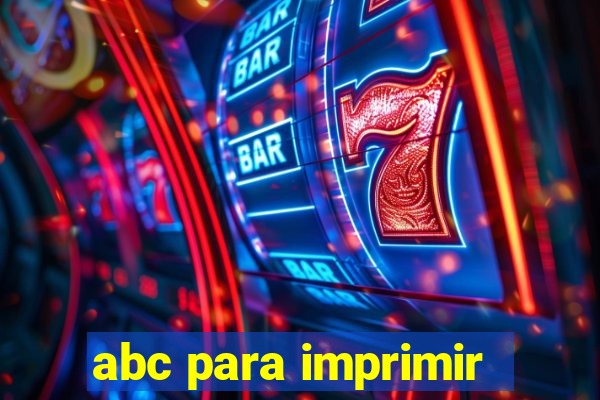 abc para imprimir